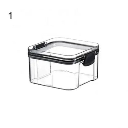 Multipurpose Food Storage Containers Set - Clear Jars with Lids for Cereal, Candy, and Dry Goods